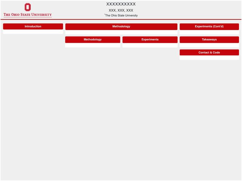 Ohio State Poster Template