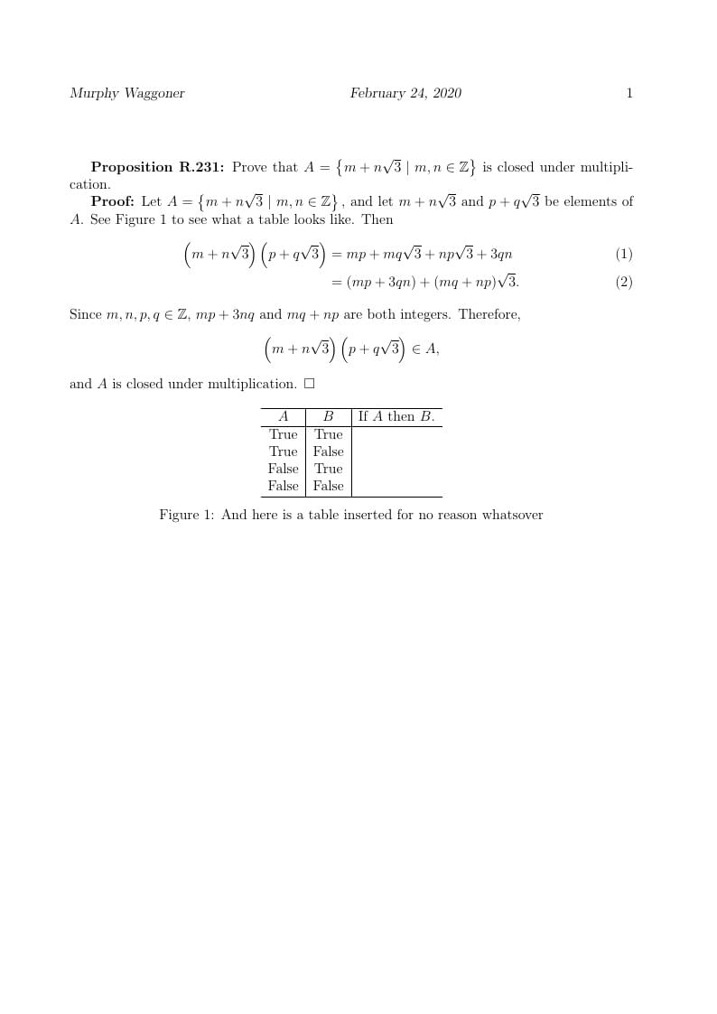 Waggoner Proof Template with Table