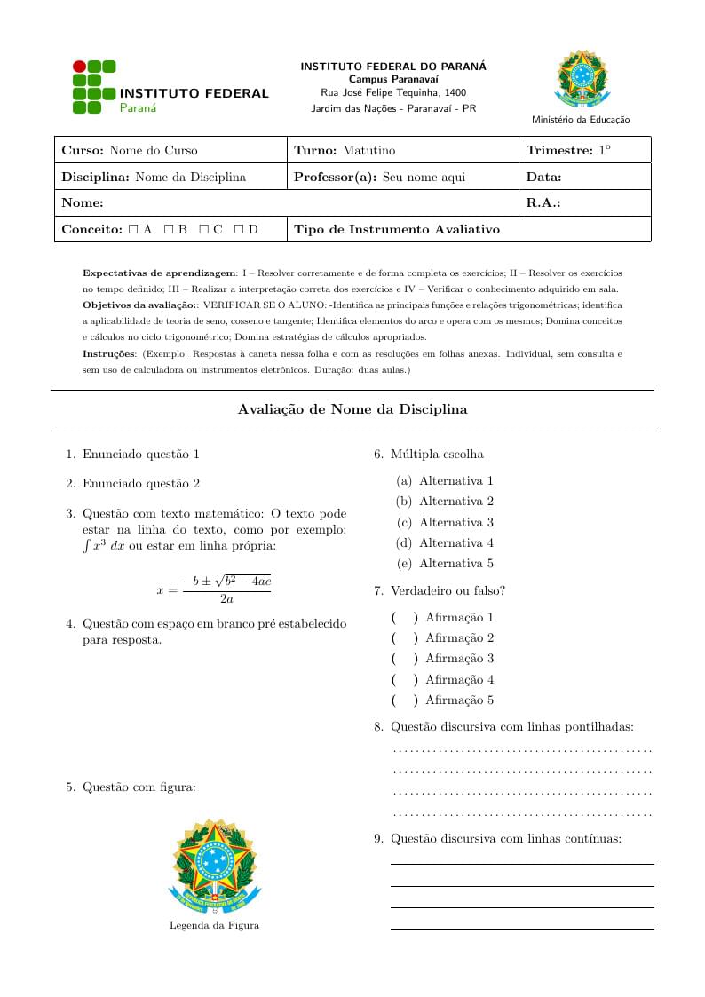 Modelo_Avaliação