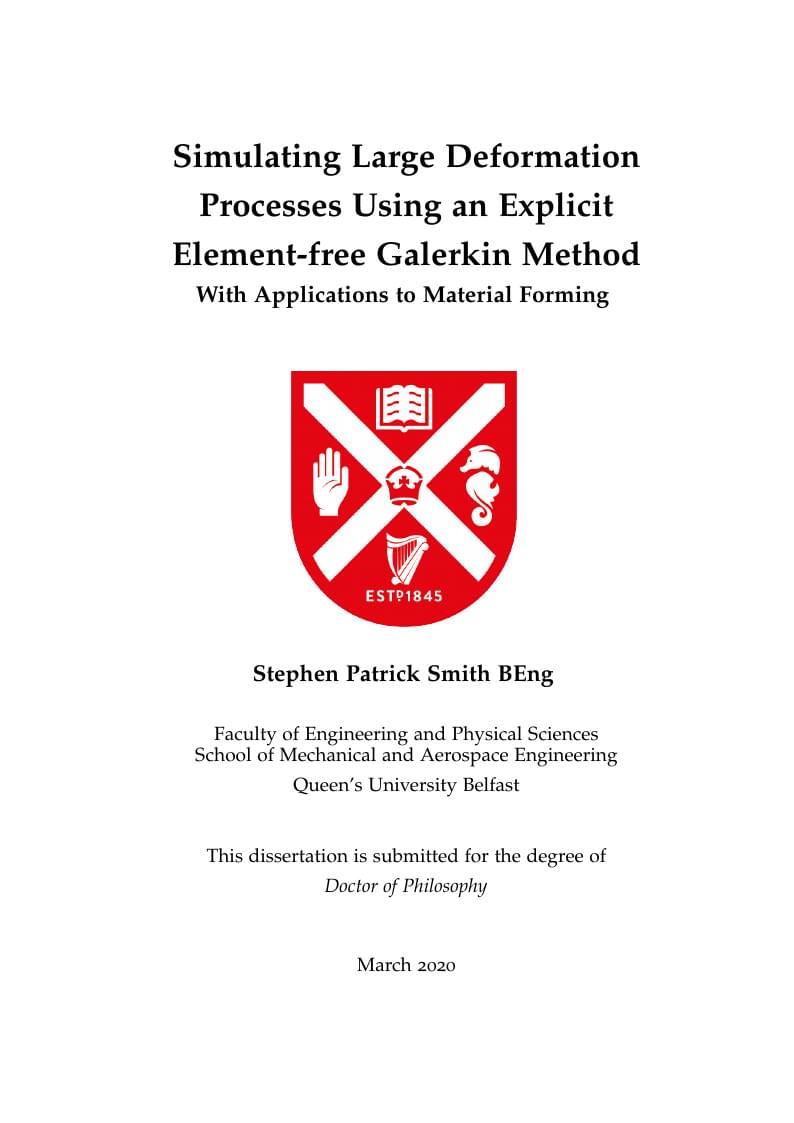 Thesis Queens Belfast