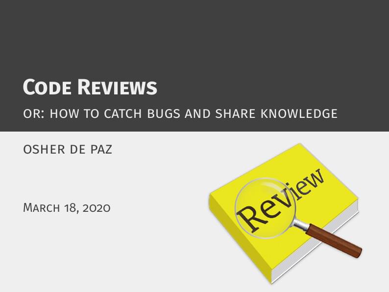 Code Reviews