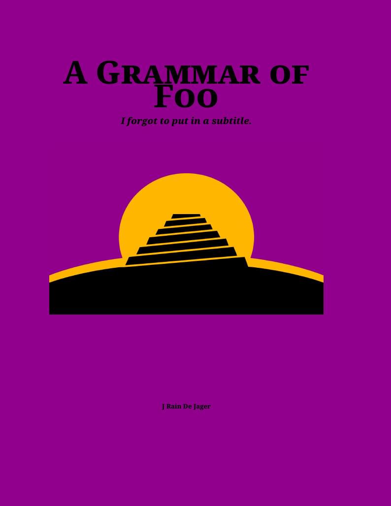 Conlang Grammar Template