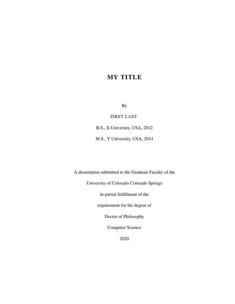 UCCS PhD Dissertation Template