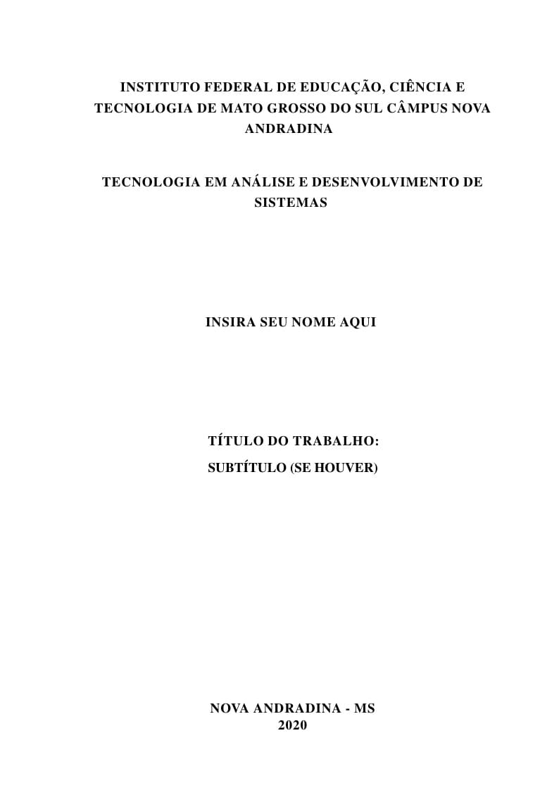 Template de TCC IFMS-TADS