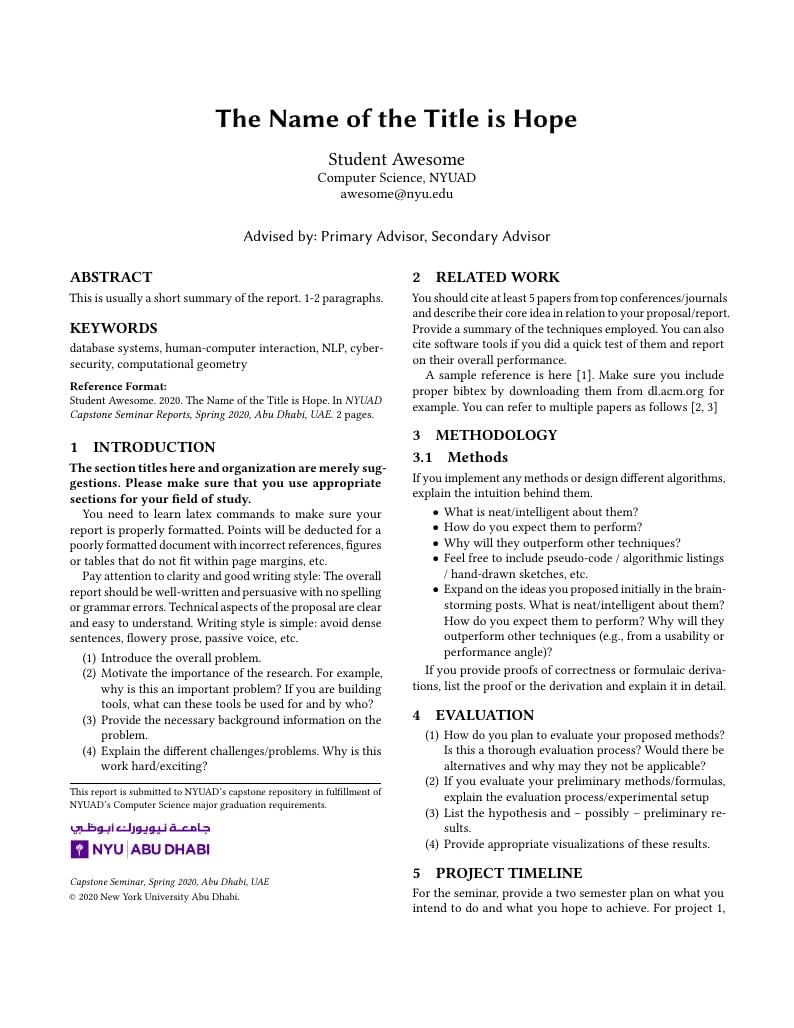 NYUAD CS Capstone Template