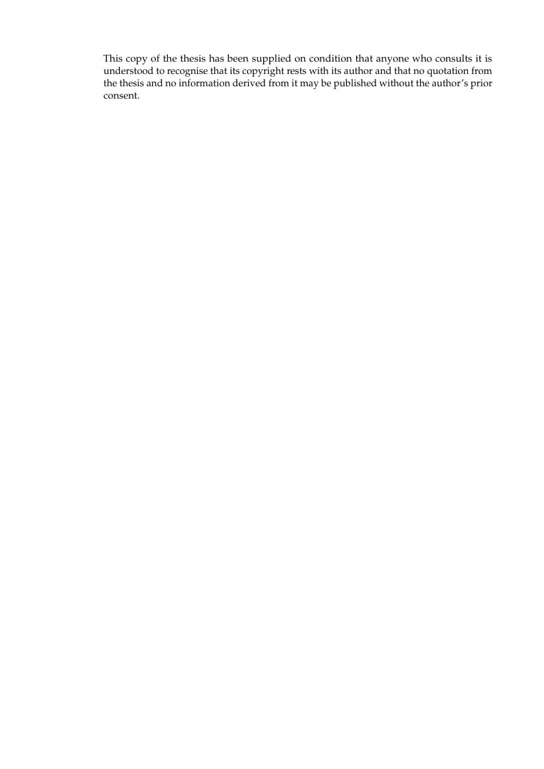 Plymouth University PhD Thesis Template