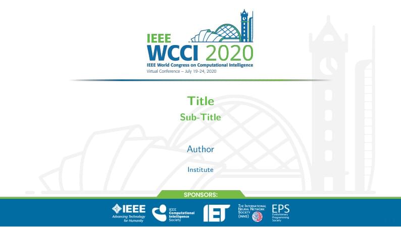 WCCI 2020 template