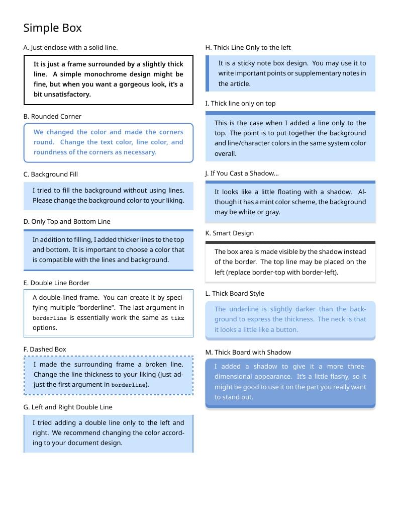 Simple Stylish Box Design