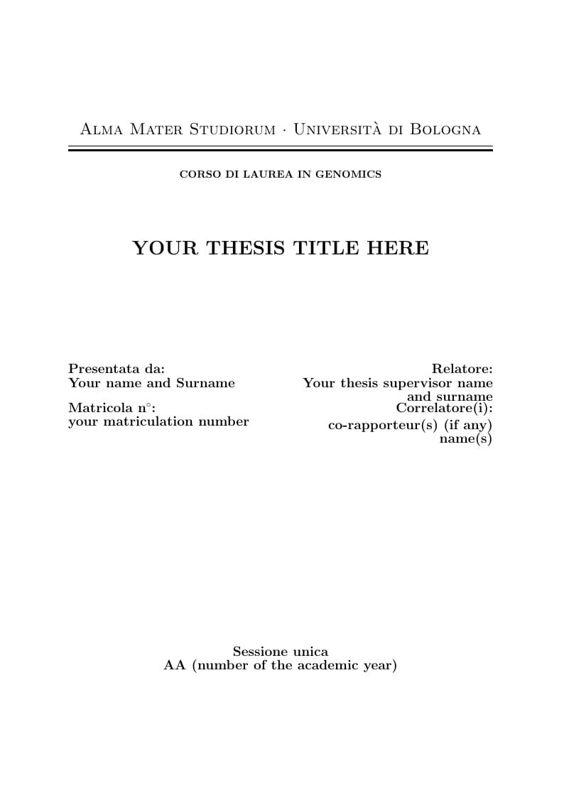 Frontpage Genomics Unibo