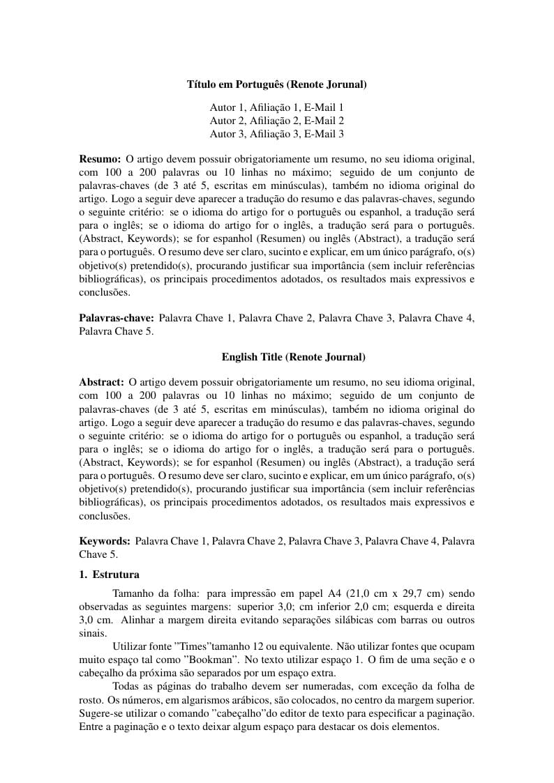 Revista Novas Tecnologias na Educação (RENOTE)