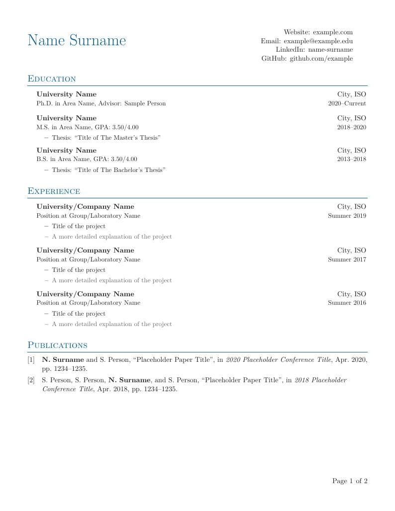 Simple-CV