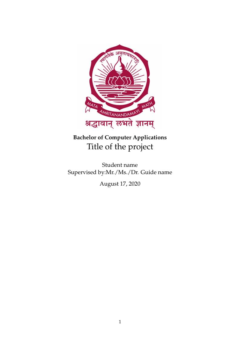 Amrita_BCAProjTemplate_2020