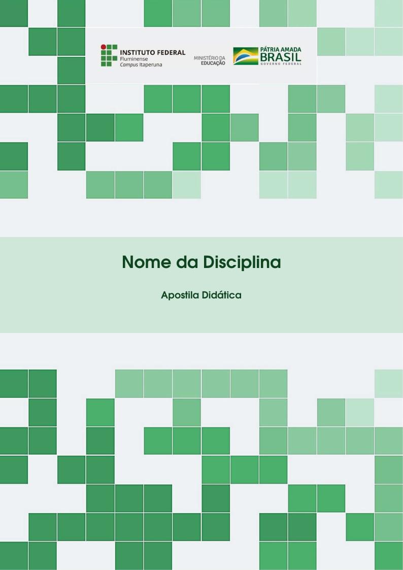 Apostila Didática - IFF Itaperuna