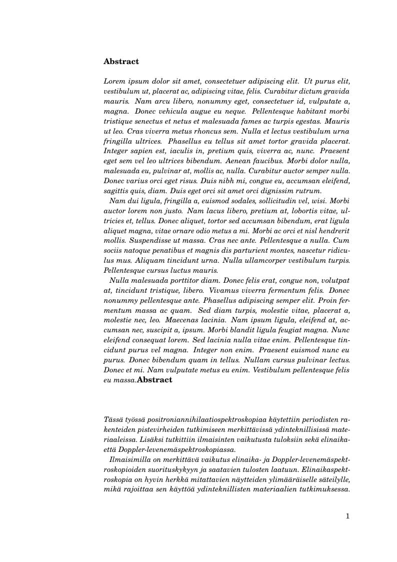 Aalto Doctoral Dissertation Template