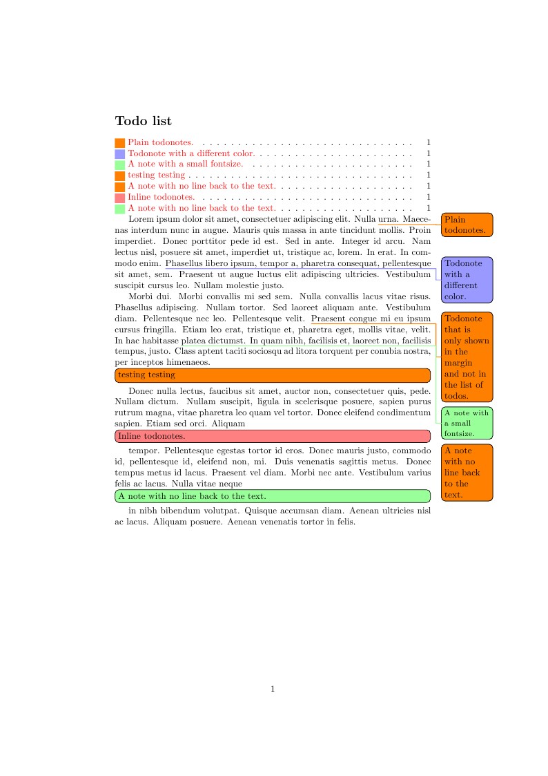 Example of inline and margin comments