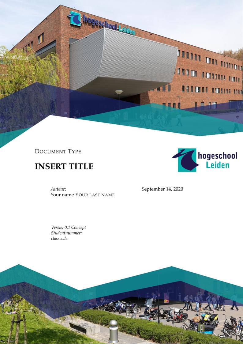 Leiden University of Applied Science - Template