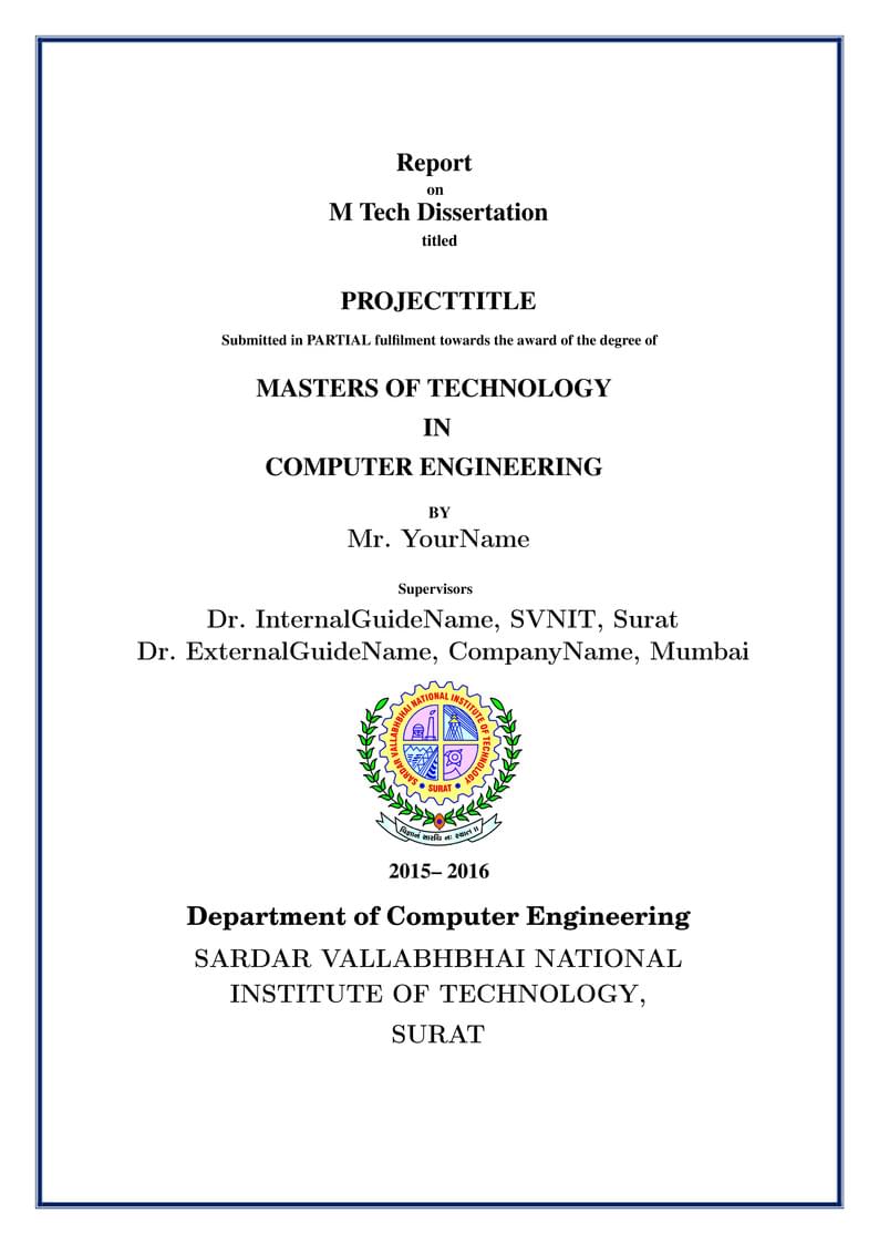 SVNITMTechReport