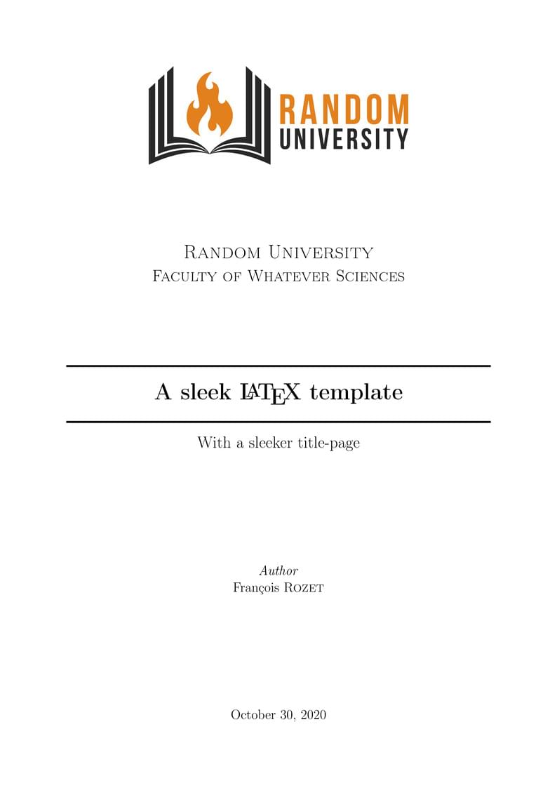 Sleek Template