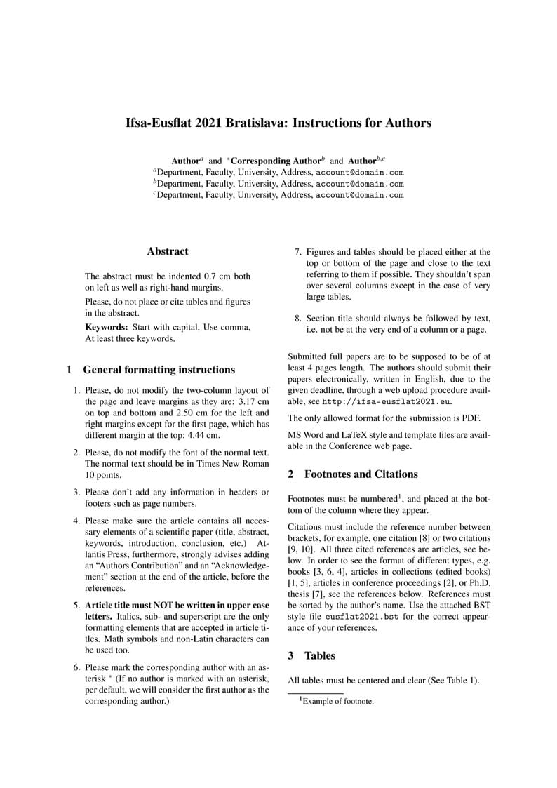 IFSA-EUSFLAT 2021 template