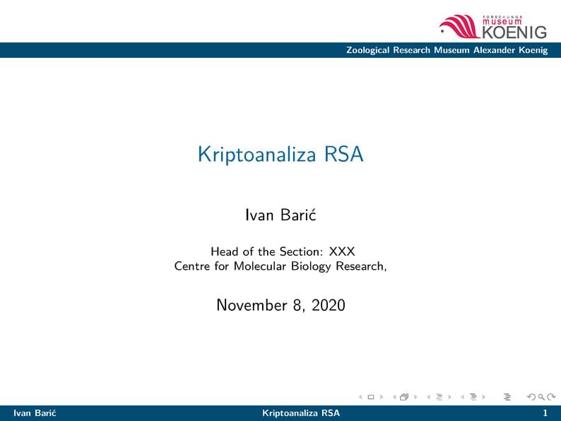 Kriptonaliza RSA