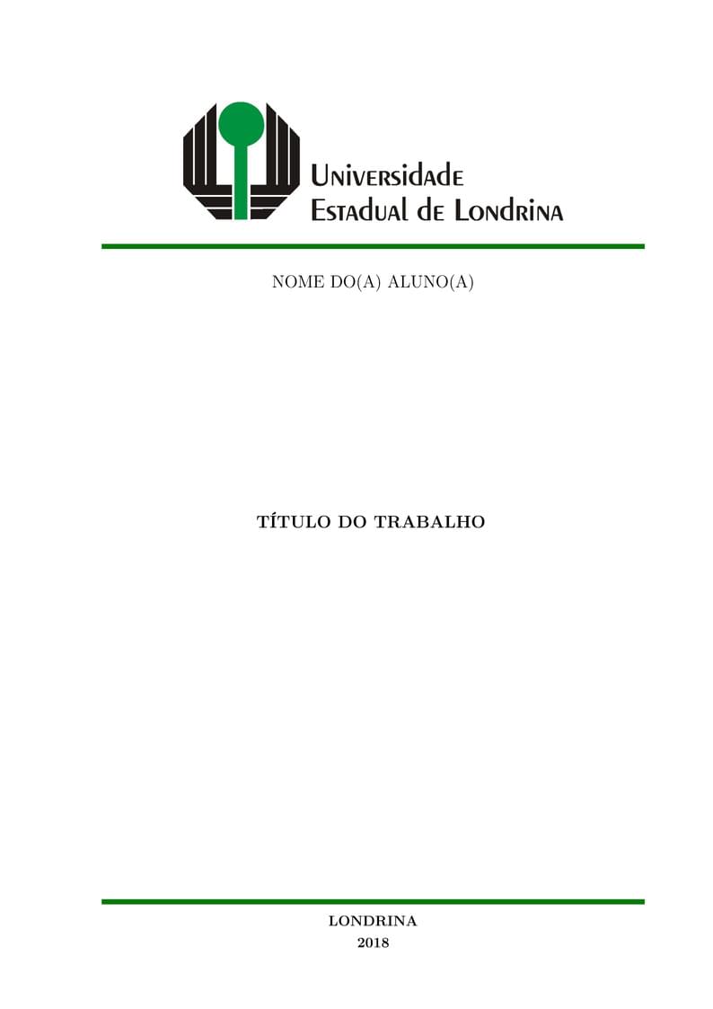 Modelo Qualificação e Dissertação UEL