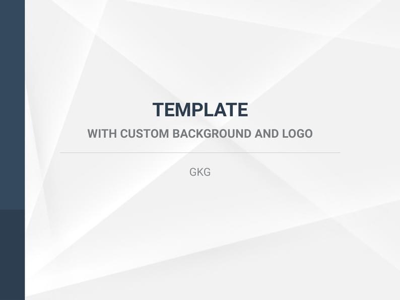 Modern Presentation Template