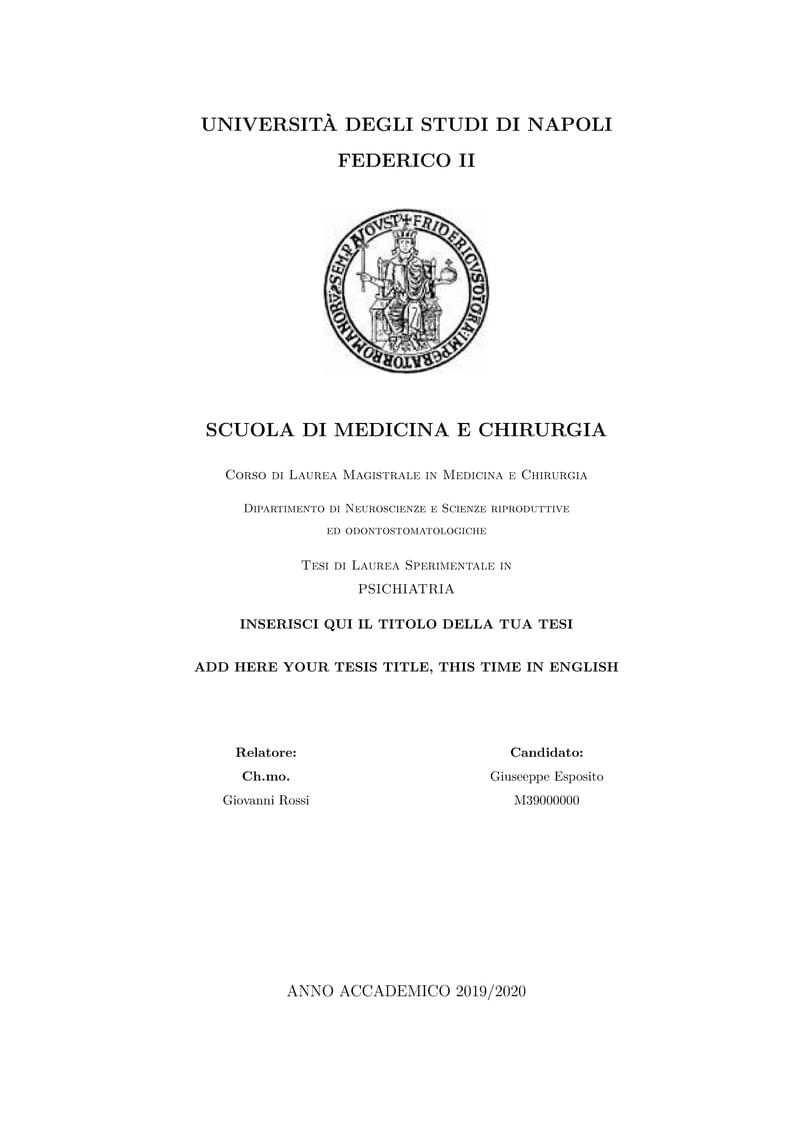 Tesi Federico II (unina)