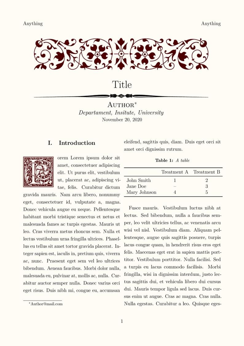 Victorian style article