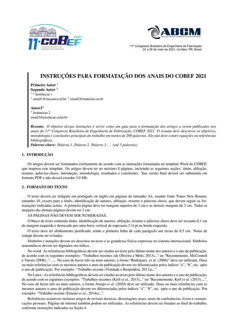 COBEF 2021
