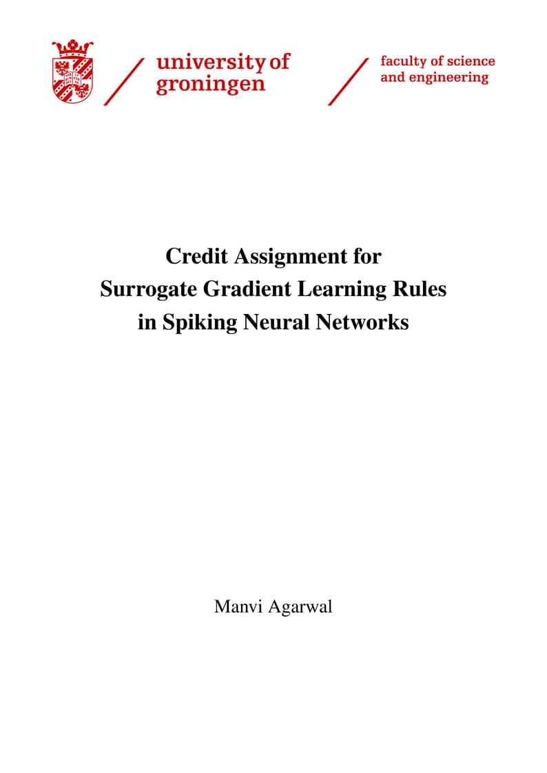 Master Thesis Template - University of Groningen