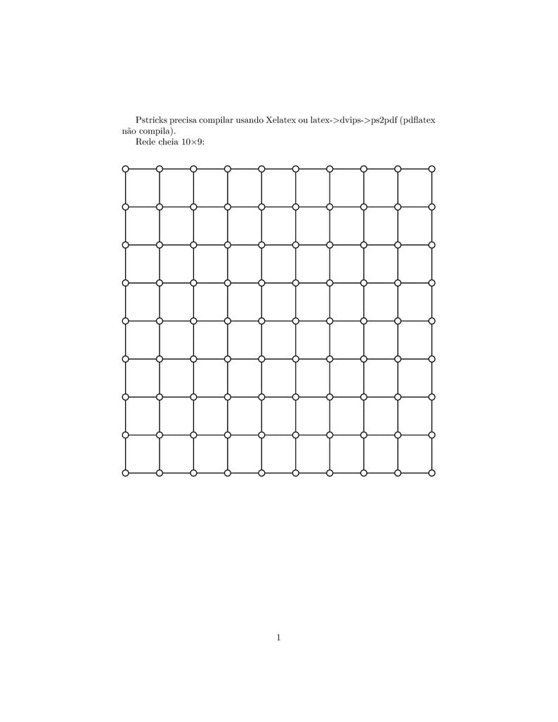 MWE: Diluição da rede