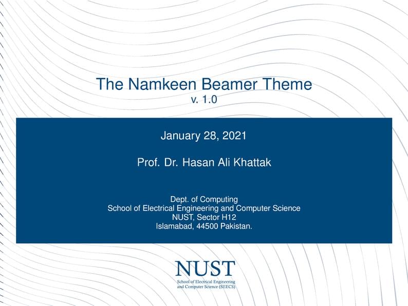 namkeen beamer theme