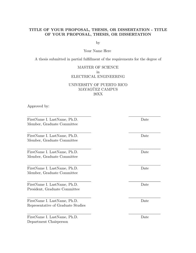 UPRM Template