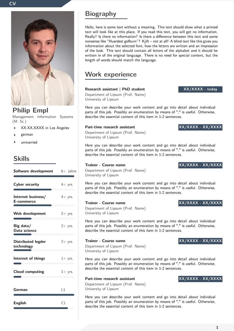 modern-latex-cv