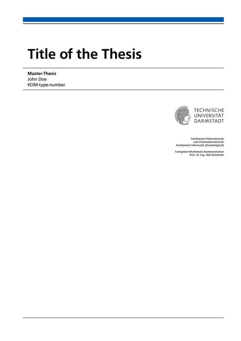 KOM Thesis Template v1.5.1