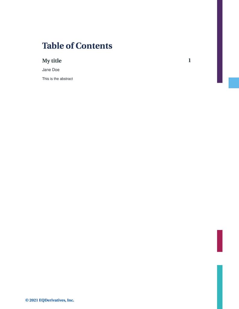 Journal of Systematic Investing Final Submission Template