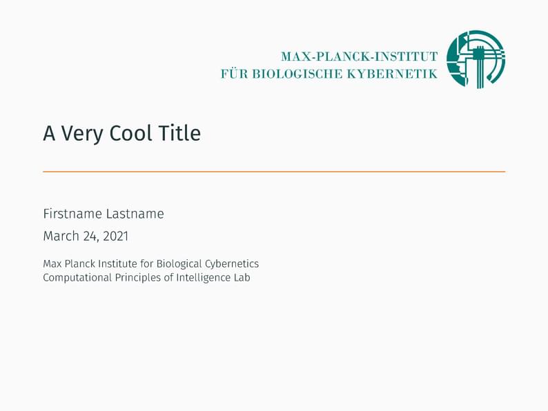 CPILab Presentation Template