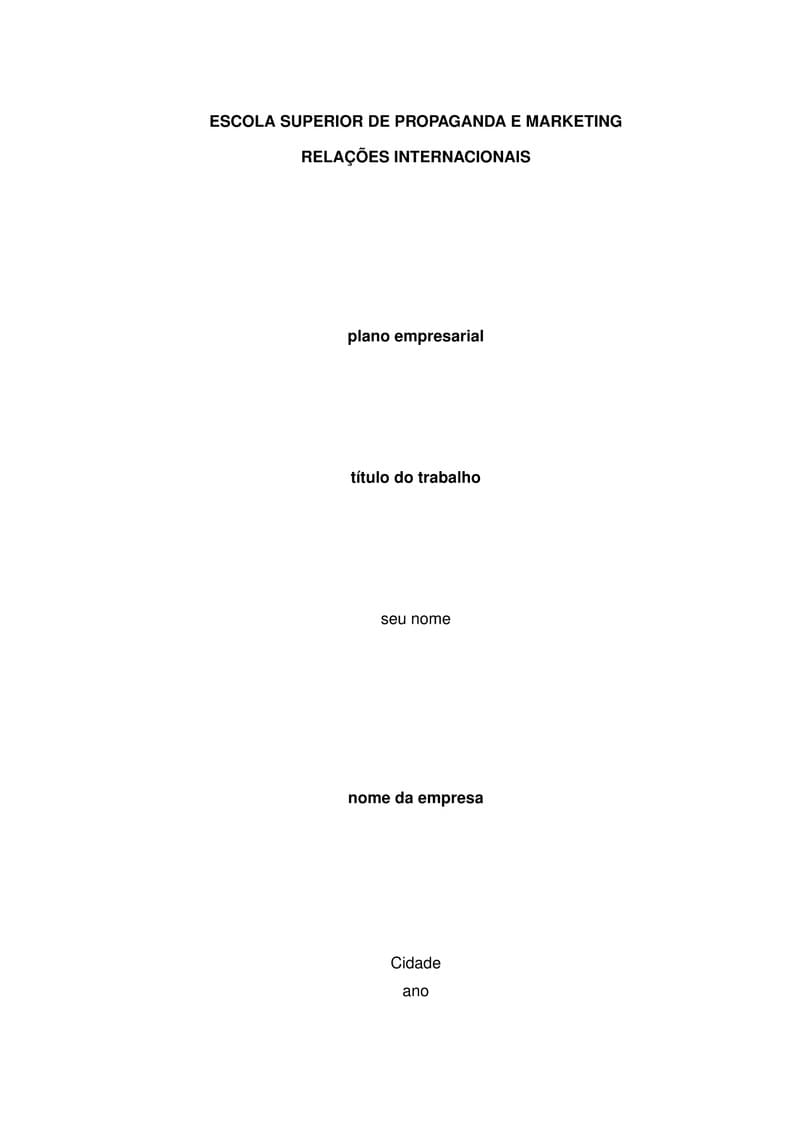 Template de Relatório ESPM - Sul