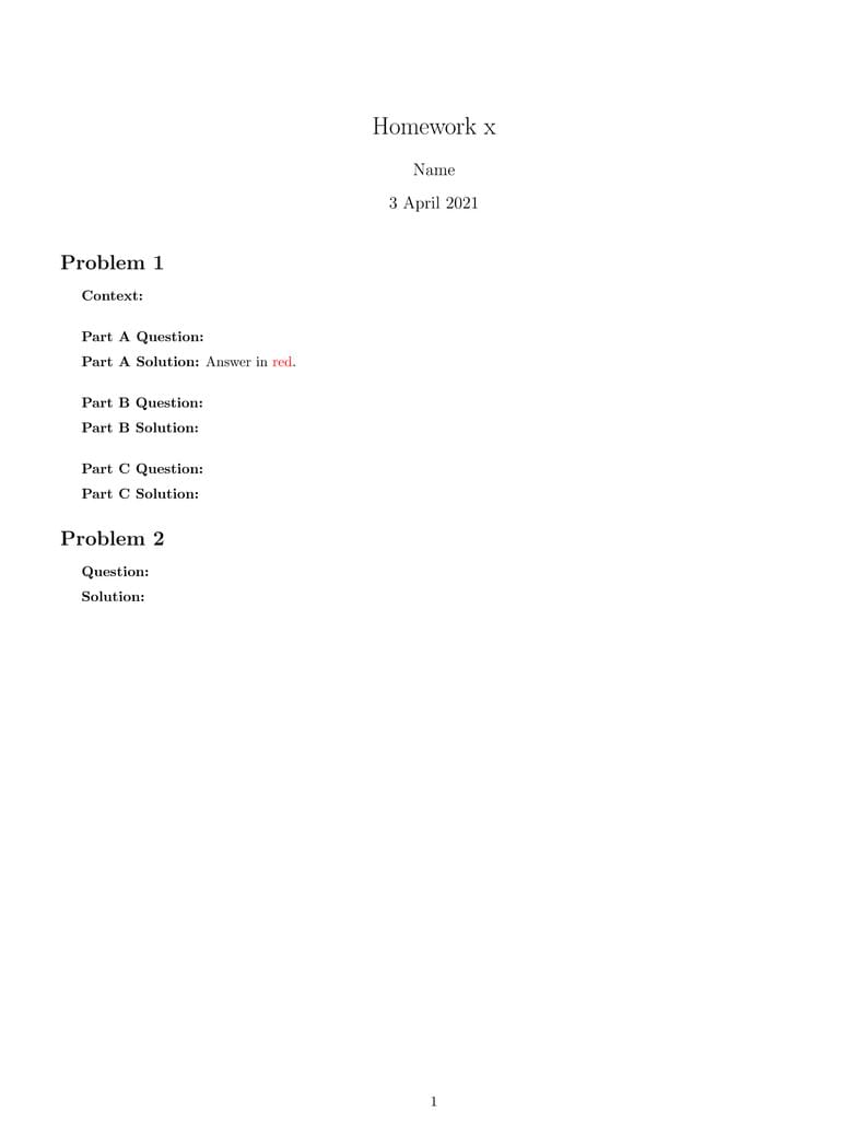 TS Homework Template
