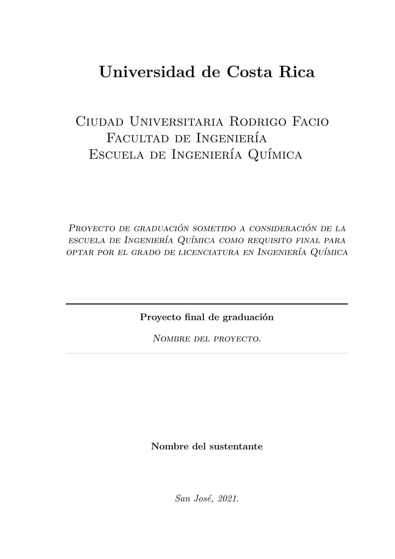 Thesis dissertation template for Chemical Engineering (UCR)