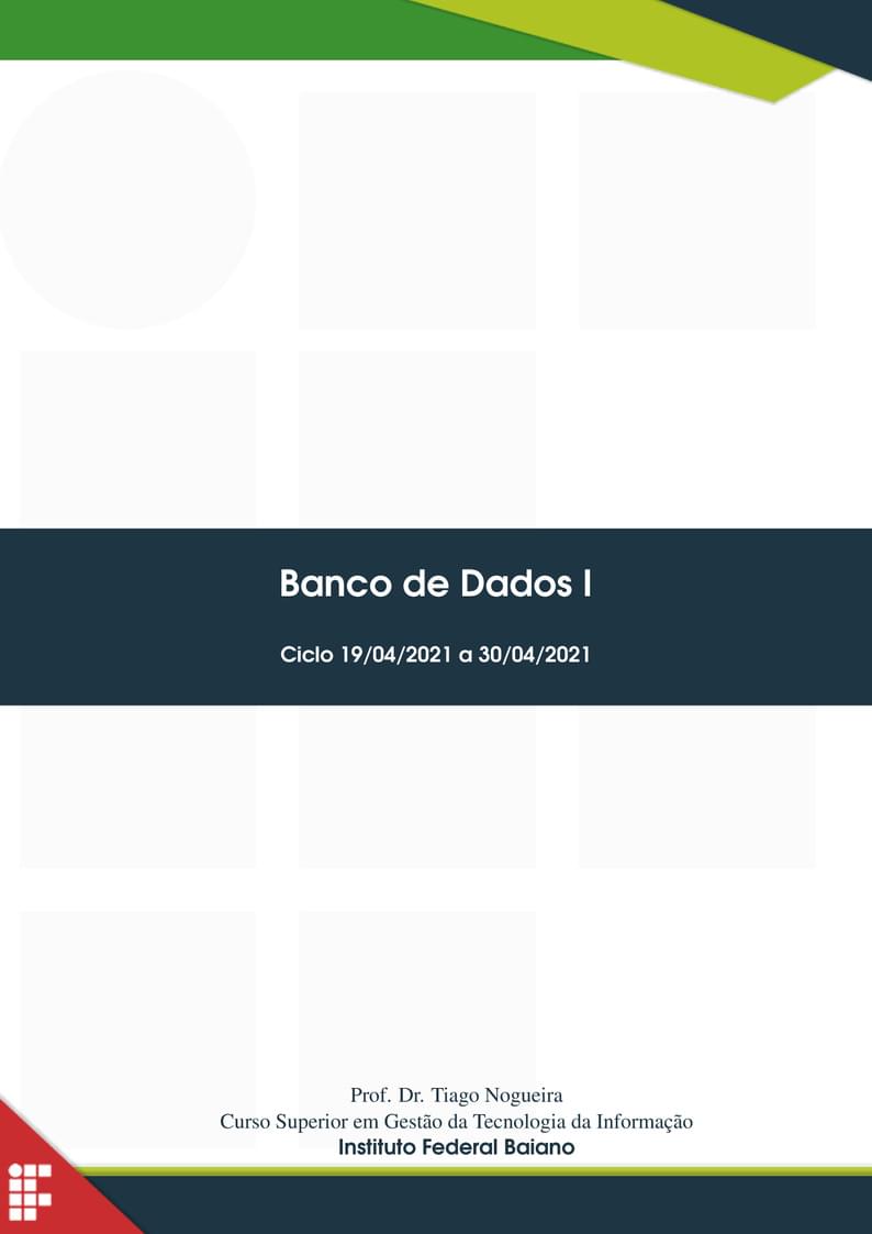 Apostila Didática - IFBaiano - Campus Lapa