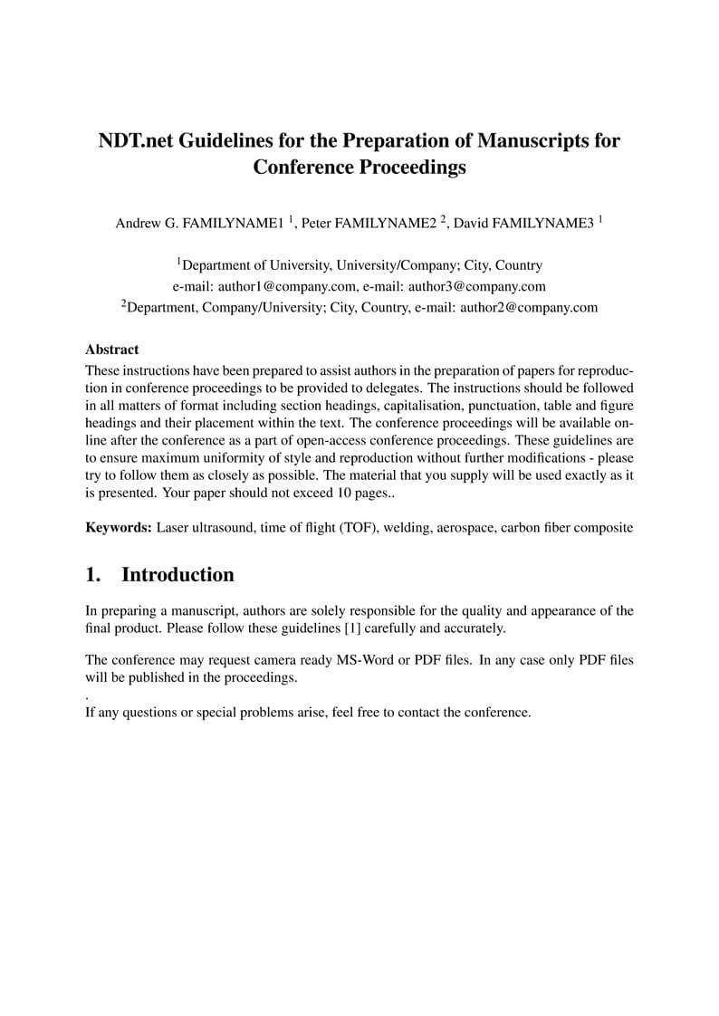 NDT.net e-Journal of Nondestructive Testing ISSN 1435-4934