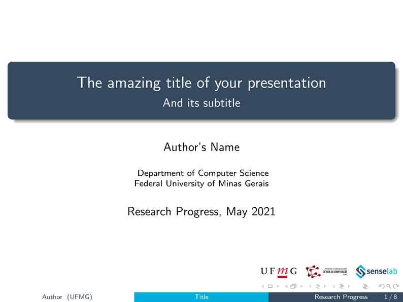 Smart Sense Lab Presentation Template