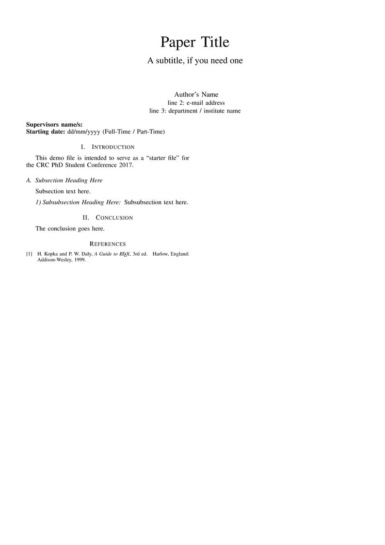 OU CRC PhD Conference