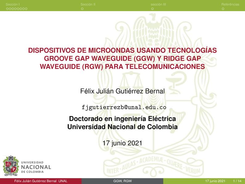 Presentación UNAL