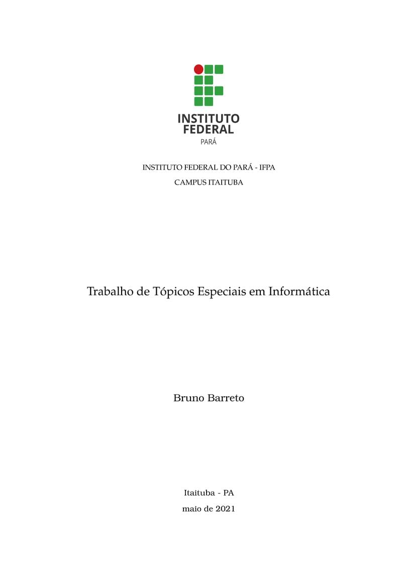 IFPA - Médio - Itaituba - RESUMO