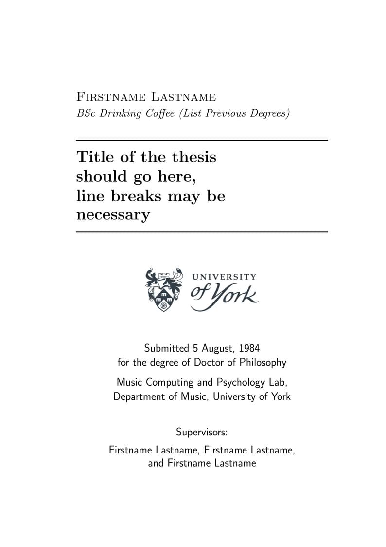 Tom Collins PhD thesis template