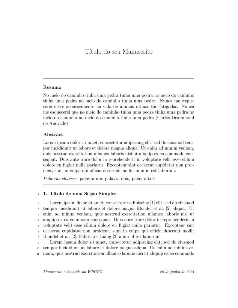 WPCCG - Resumo Estendido - template