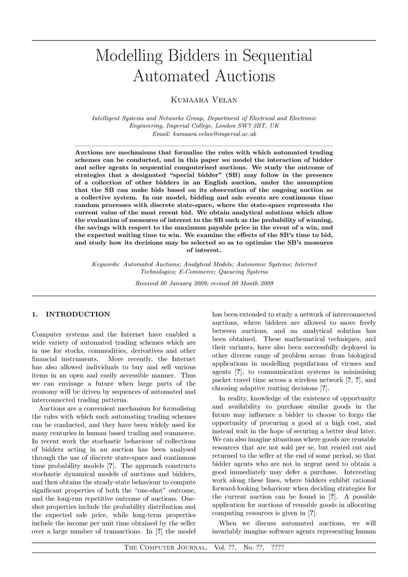 Template for the Computer Journal (COMJNL)