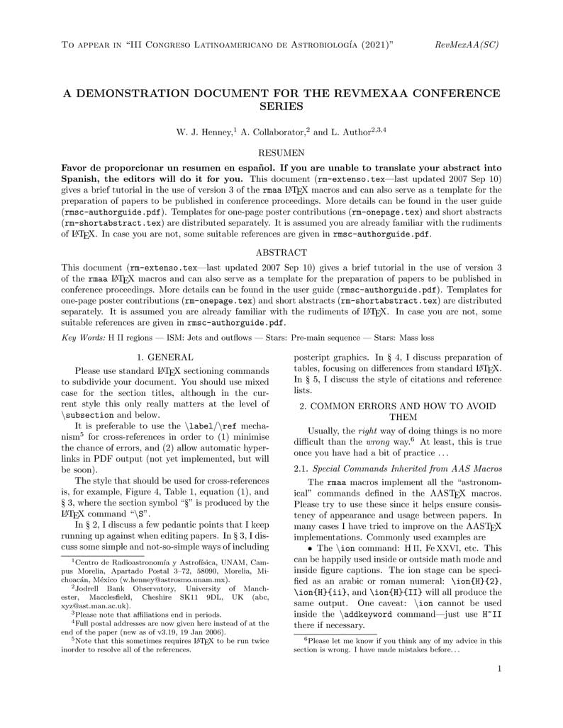 Extended contributions RMxAC